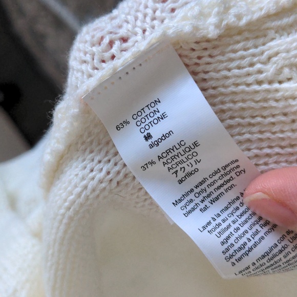 GAP medium sleeveless sweater cardigan - Picture 4 of 8